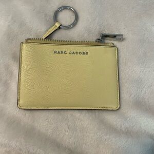 Marc Jacobs Lemon Leather Keychain Pouch